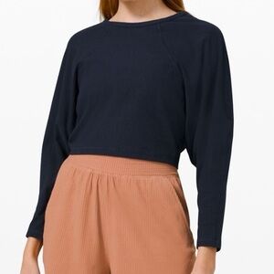 lululemon athletica Navy Long Sleeve Tee